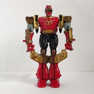 Power Rangers Ninja Storm Triple Zord Red Crimson Figure Vintage Bandai 2002 Toy